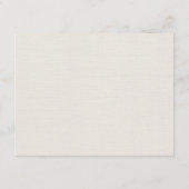 Carte D'accompagnement Elegant Boho QR Code Mariage RSVP (Dos)