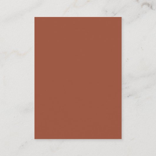 Carte D'accompagnement Élégant Brown Foliage Automne QR Code RSVP (Dos)