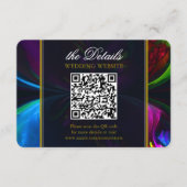 Carte D'accompagnement Elegant Classic Modern Floral Pattern #902 Wedding (Devant)