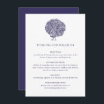 Carte D'accompagnement Elegant Classic Vintage Peacock Mariage Détail<br><div class="desc">Cette carte de détails mariage - carte de boîtier mariage - fait partie de ma suite mariage "Peacock",  avec une image vintage d'un beau paon. Parfait pour les mariages classiques ou les mariages élégants. Customisez ce produit avec des informations sur votre mariage et faites-le vous-même !</div>
