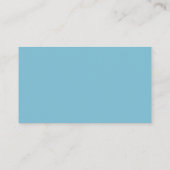 Carte D'accompagnement Elégant Coastal Shells Blue Wedding Réception (Dos)