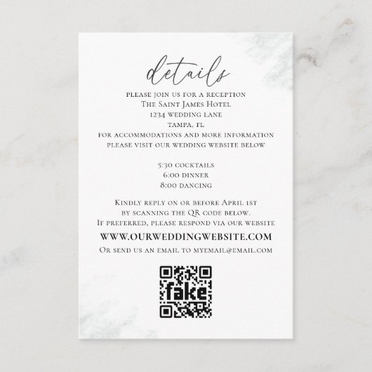 Carte D'accompagnement Elégant Eucalyptus Simple Website Détails du scrip (Devant)