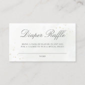 Carte D'accompagnement Elégant Eucalyptus Verdure Déchets Raffle (Devant)