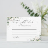 Carte D'accompagnement Elegant Eucalyptus Wedding Enclosure Card (Debout devant)