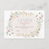 Carte D'accompagnement Élégant Fleur sauvage de printemps Jardin Barbon R (Devant)