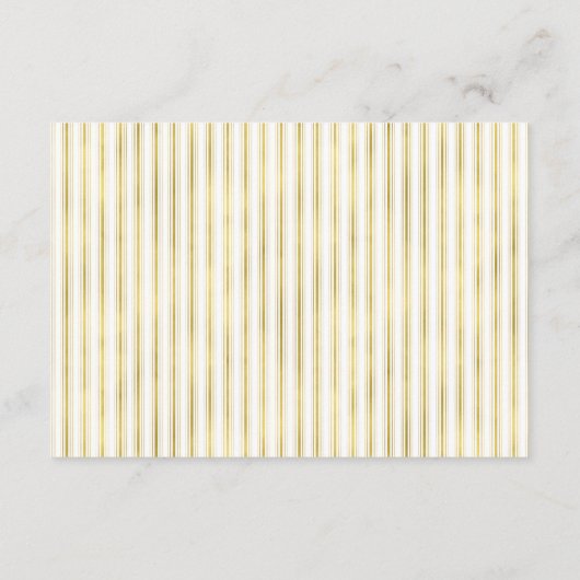 Carte D'accompagnement Elegant Gold Pineapple Mariage Détails sur le clie (Dos)