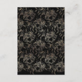 Carte D'accompagnement Elegant Hand Drawn Botanical Wedding Detail (Dos)