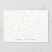 Carte D'accompagnement Élégant hébergement de calligraphie vintage (Dos)