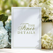 Carte D'accompagnement Elegant Hydrangea Wedding Details
