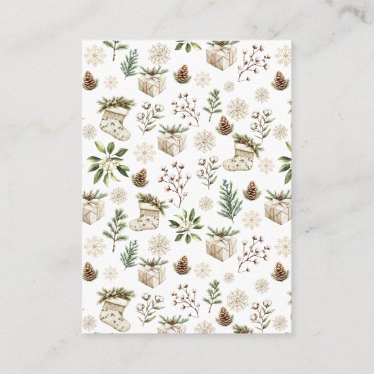 Carte D'accompagnement Élégant Joyeux Petit Baby shower Déchet Raffle (Dos)