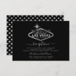 Carte D'accompagnement Elégant Las Vegas Destination Mariage Réception<br><div class="desc">Célébrez dans le style avec ces cartes de réception de mariage modernes et très tendance. Ce design est facile à personnaliser avec votre libellé d'événement spécial et vos invités seront ravis quand ils reçoivent ces cartes fabuleuses. Les éléments correspondants se trouvent dans la collection.</div>