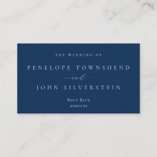 Carte D'accompagnement Élégant Mariage de couleur de puces de peinture