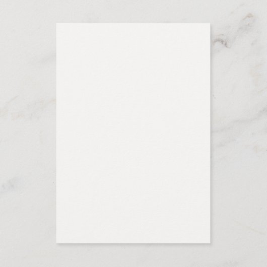 Carte D'accompagnement Élégant Mariage de script gris (Dos)