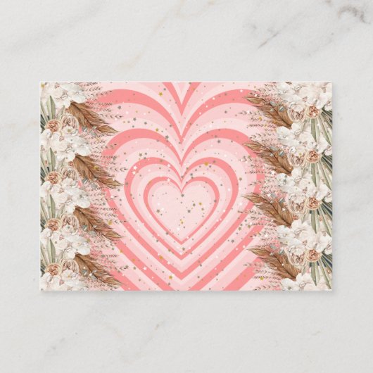 Carte D'accompagnement Élégant Mariage tactile (Dos)