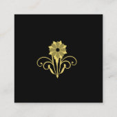 Carte D'accompagnement Élégant Merci Mariage victorien (Dos)