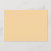 Carte D'accompagnement Élégant minimalisme typographique beige (Dos)
