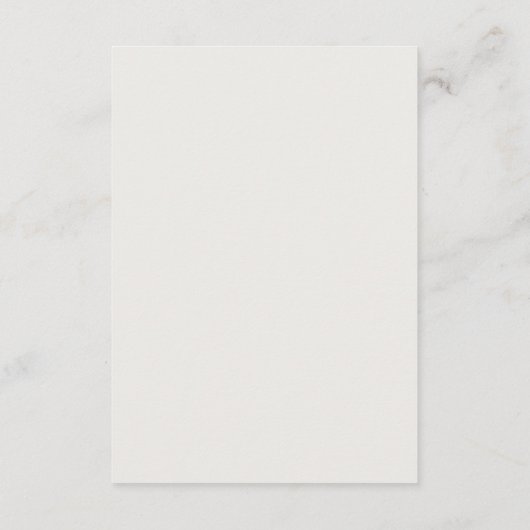 Carte D'accompagnement Élégant Moderne Éléments simples Mariage (Dos)