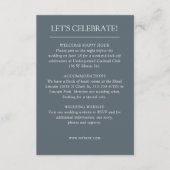 Carte D'accompagnement Élégant Moderne Éléments simples Mariage (Devant)