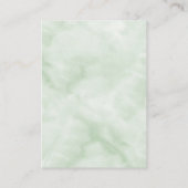 Carte D'accompagnement Elégant Monogram Eucalyptus Mariage Website (Dos)