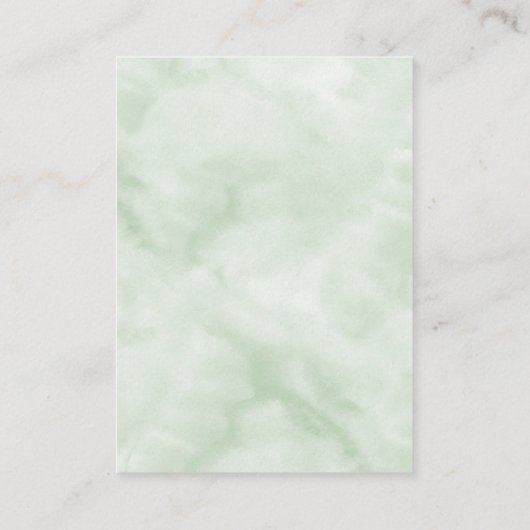 Carte D'accompagnement Elégant Monogram Eucalyptus Mariage Website (Dos)