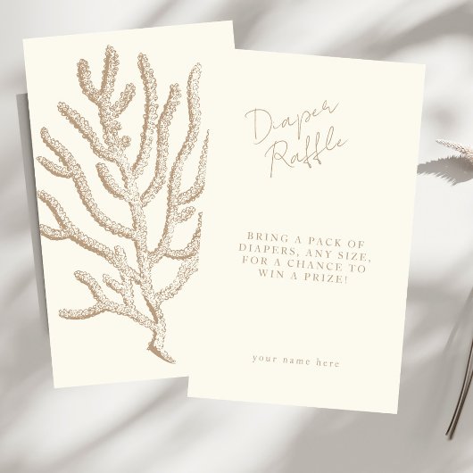 Carte D'accompagnement Élégant Nautique Naturel Personnalisable Baby show