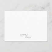 Carte D'accompagnement Élégant nettoyage minima site Web mariage code QR (Dos)