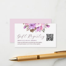 Élégant registre des Fêtes des mariées florales