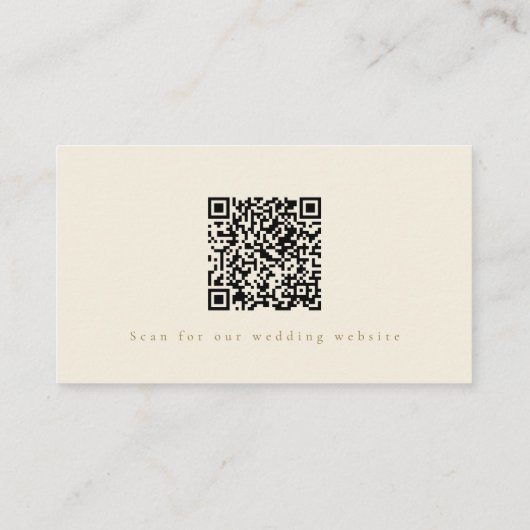 Carte D'accompagnement Elégant rose aquarelle Floral Mariage Website QR (Dos)