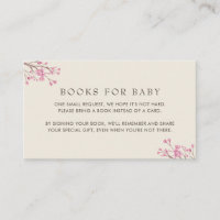 Elegant rose Cherry Blossom Livres pour bébé