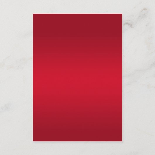 Carte D'accompagnement Elegant Ruby Red & Silver Parties scintillant Déta (Dos)