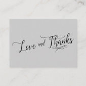 Carte D'accompagnement Élégant Script Concernant Les Cadeaux De Mariage G (Dos)