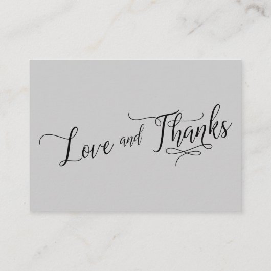 Carte D'accompagnement Élégant Script Concernant Les Cadeaux De Mariage G (Dos)