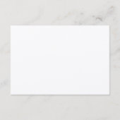 Carte D'accompagnement Elegant Script Wave Illustration Wedding Details (Dos)