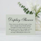 Carte D'accompagnement Élégant, Simple Fête des mariées sans enveloppemen (Debout devant)