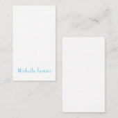 Carte D'accompagnement Élégant Simple Minimaliste (Devant / Derrière)