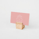 Carte D'accompagnement Élégant site Mariage Blush Pink