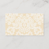Carte D'accompagnement Élégant site Mariage de script de dentelle (Dos)