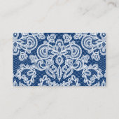 Carte D'accompagnement Élégant site Mariage de script de dentelle (Dos)