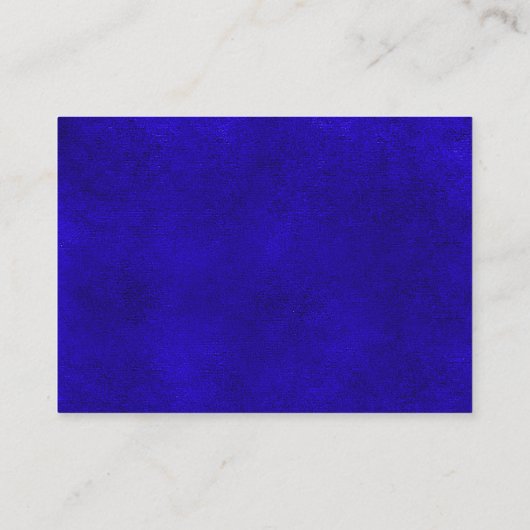 Carte D'accompagnement Elégant site Mariage encadré bleu et blanc (Dos)