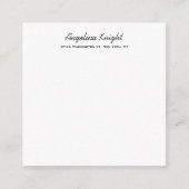 Carte D'accompagnement Élégant stylé tendance unique écriture manuscrite  (Devant)