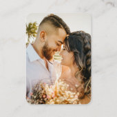 Carte D'accompagnement Élégant tournesol Eucalyptus Mariage QR DÉTAILS (Dos)