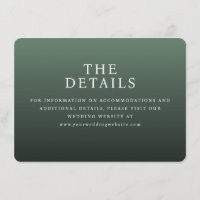 Élégant Typographique Vert