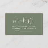 Carte D'accompagnement Élégante et moderne Insérez de tombole de tombola  (Devant)