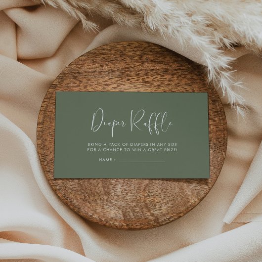 Carte D'accompagnement Élégante et moderne Insérez de tombole de tombola 