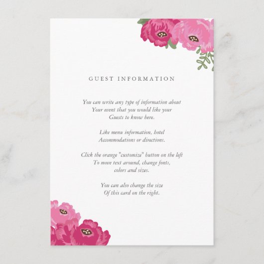 Carte D'accompagnement Elégante Mason Jar Insertion Card (Devant)