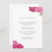 Carte D'accompagnement Elégante Mason Jar Insertion Card (Devant / Derrière)