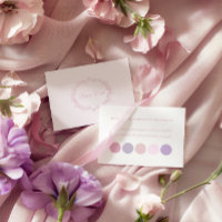 Élégante palette de couleurs violet rose Vintage