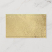 Carte D'accompagnement Elégante réception de mariage en or et noir (Dos)