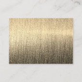 Carte D'accompagnement Élégantes lumières noir et or - Réception (Dos)