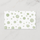 Carte D'accompagnement Elephant avec Balloon Vert Livres pour bébé (Dos)